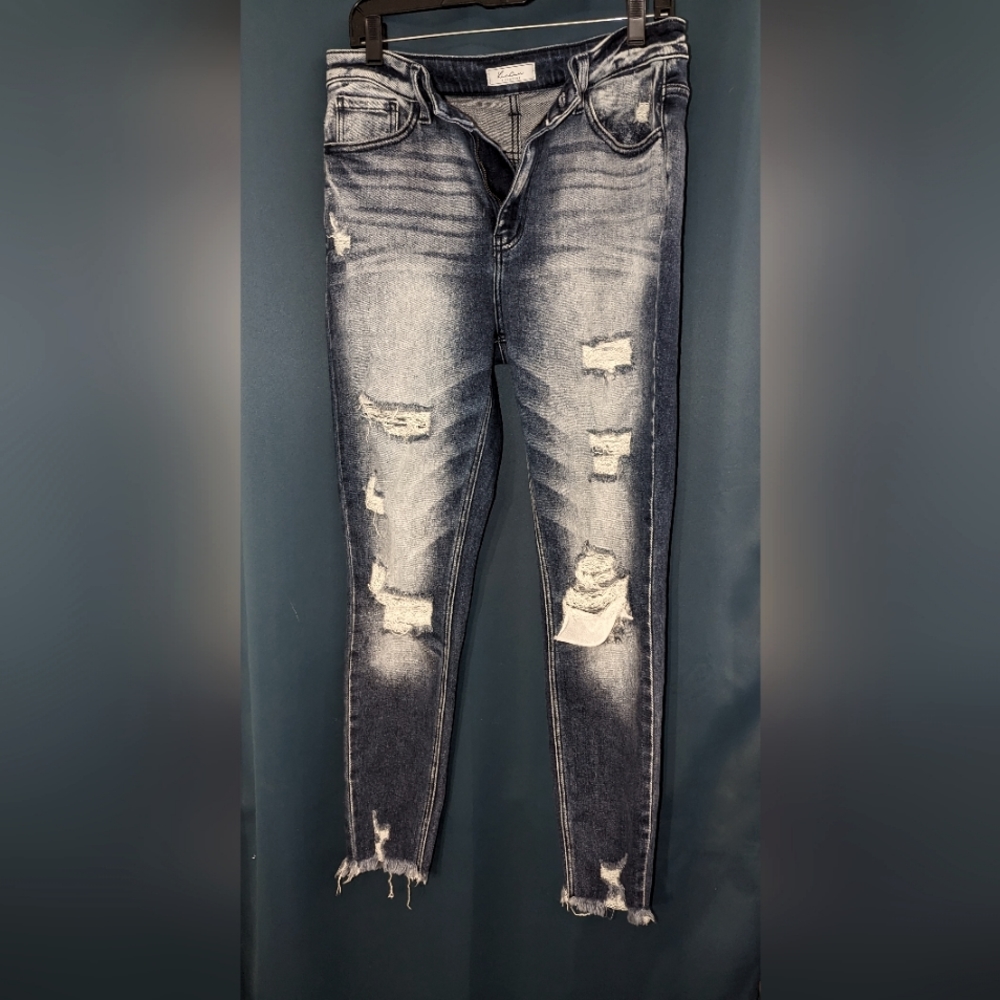 Kancan kurvy ultra high rise skinny ankle denim jeans size 29